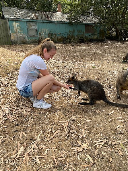 Nicole Deeg in Melbourne, Australien