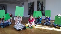 Kinder in der Jugendkunstschule