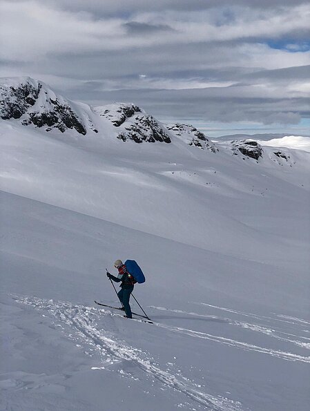 Hannah Küber in Agder, Norwegen