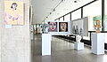 Blick in die Ausstellung in der Studiengalerie mit Werken der Studierenden