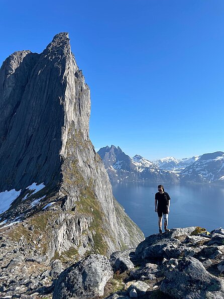 Jenny Segler in Tromsø, Norewegen