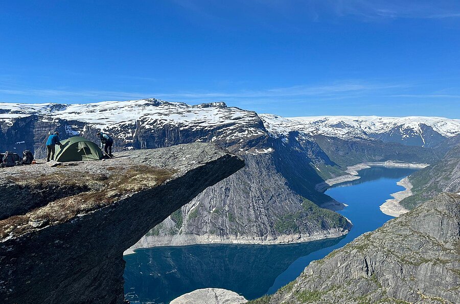 Hannah Küber in Agder, Norwegen