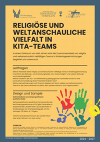 Poster des Projektes Religiöse und weltanschauliche Vielfalt in Kita-Teams 