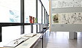 Blick in die Ausstellung in der Studiengalerie mit Werken der Studierenden