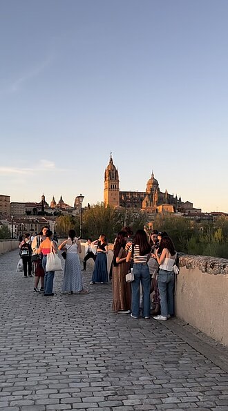 Florina Brehm in Salamanca, Spanien